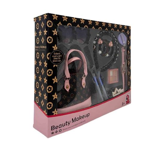 صورة طقم مكياج بيتوتي حقيبة إكسسوارات بيوتي للأطفال – مجموعة مكياج رائعة وممتعة وصف المنتج اجعلي طفلتك تستمتع بجلسات تجميل مليئة بالمرح مع حقيبة إكسوارات بيوتي